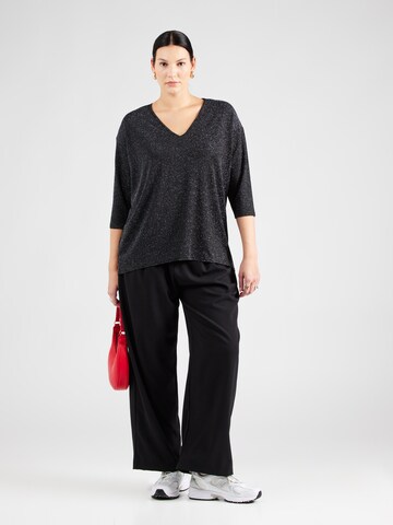 Vero Moda Curve Shirt 'VMCKanva' in Zwart