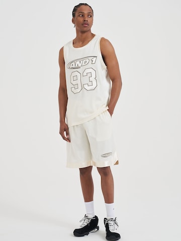 AND1 Shirt '93 Airtex' in Beige