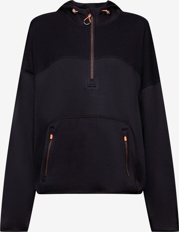 ESPRIT Athletic Sweatshirt in Black: front