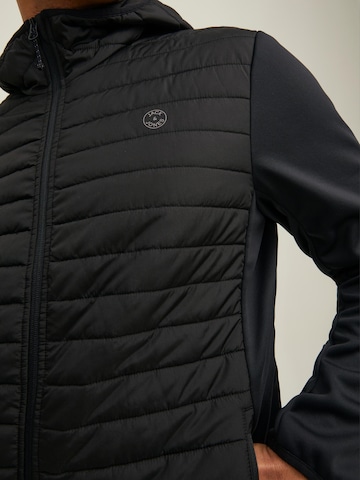 JACK & JONES - Ajuste regular Chaqueta de entretiempo en negro