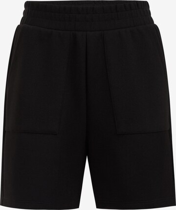 WE Fashion Regular Shorts in Schwarz: predná strana