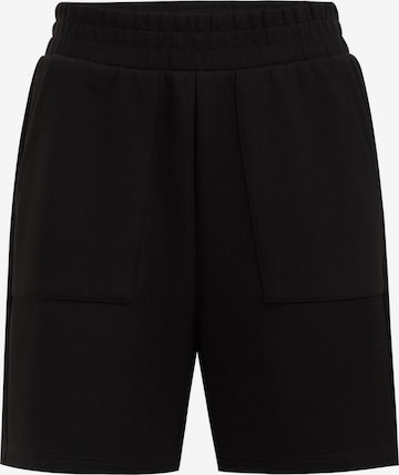 WE Fashion Regular Shorts in Schwarz: predná strana