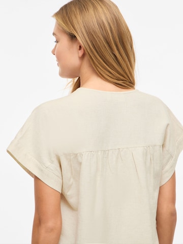 VILA T-Shirt in Beige