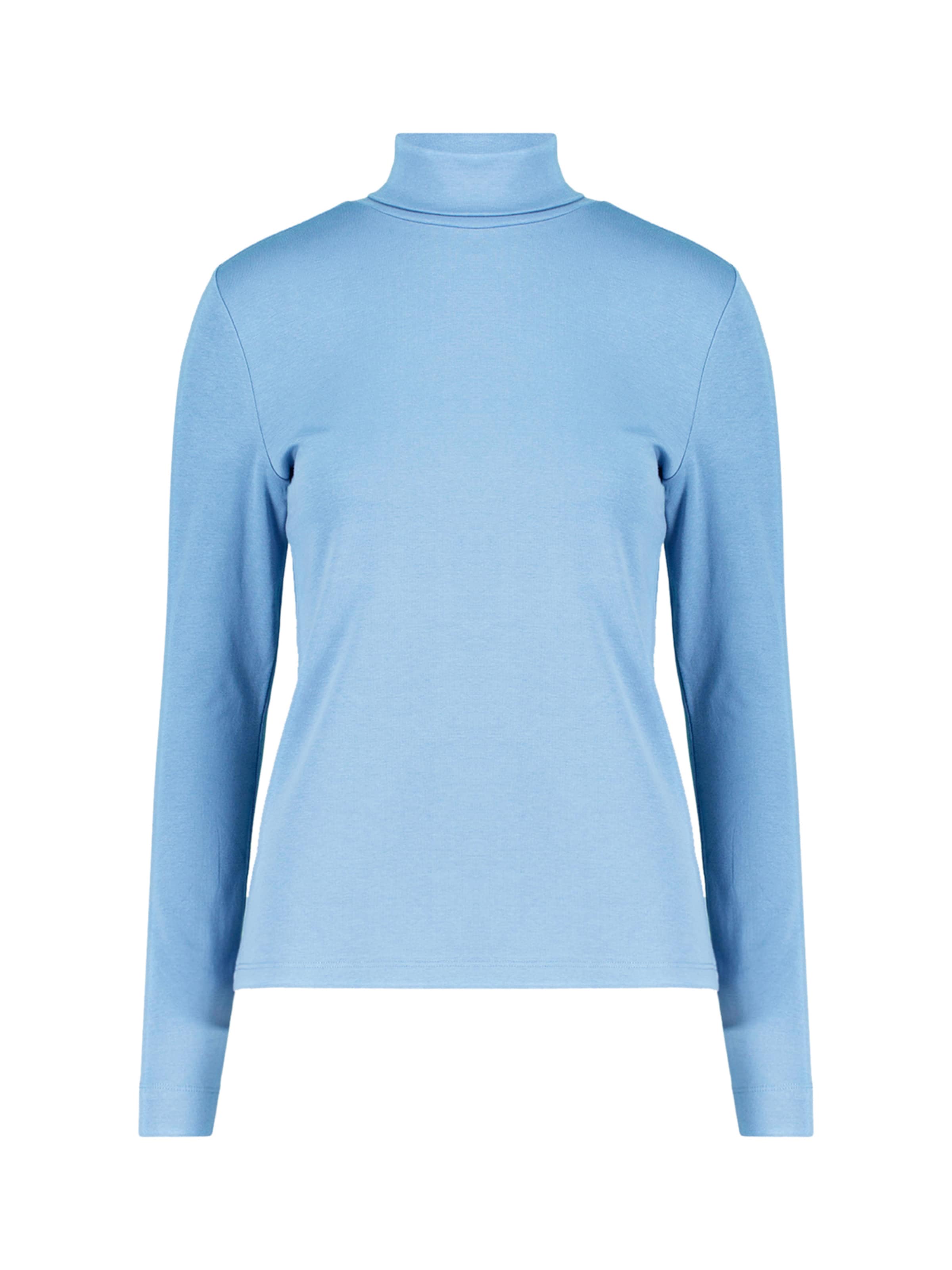 zero Shirt in Blauw: voorkant
