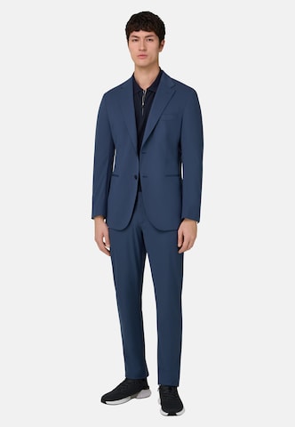 Boggi Milano Slim fit Business-colbert in Blauw