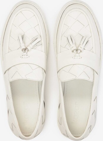 Kazar Classic Flats in White