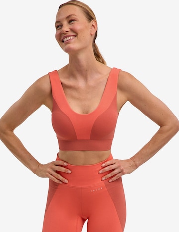 FALKE Sport-BH 'Seamless Shape' in Orange: Vorderseite