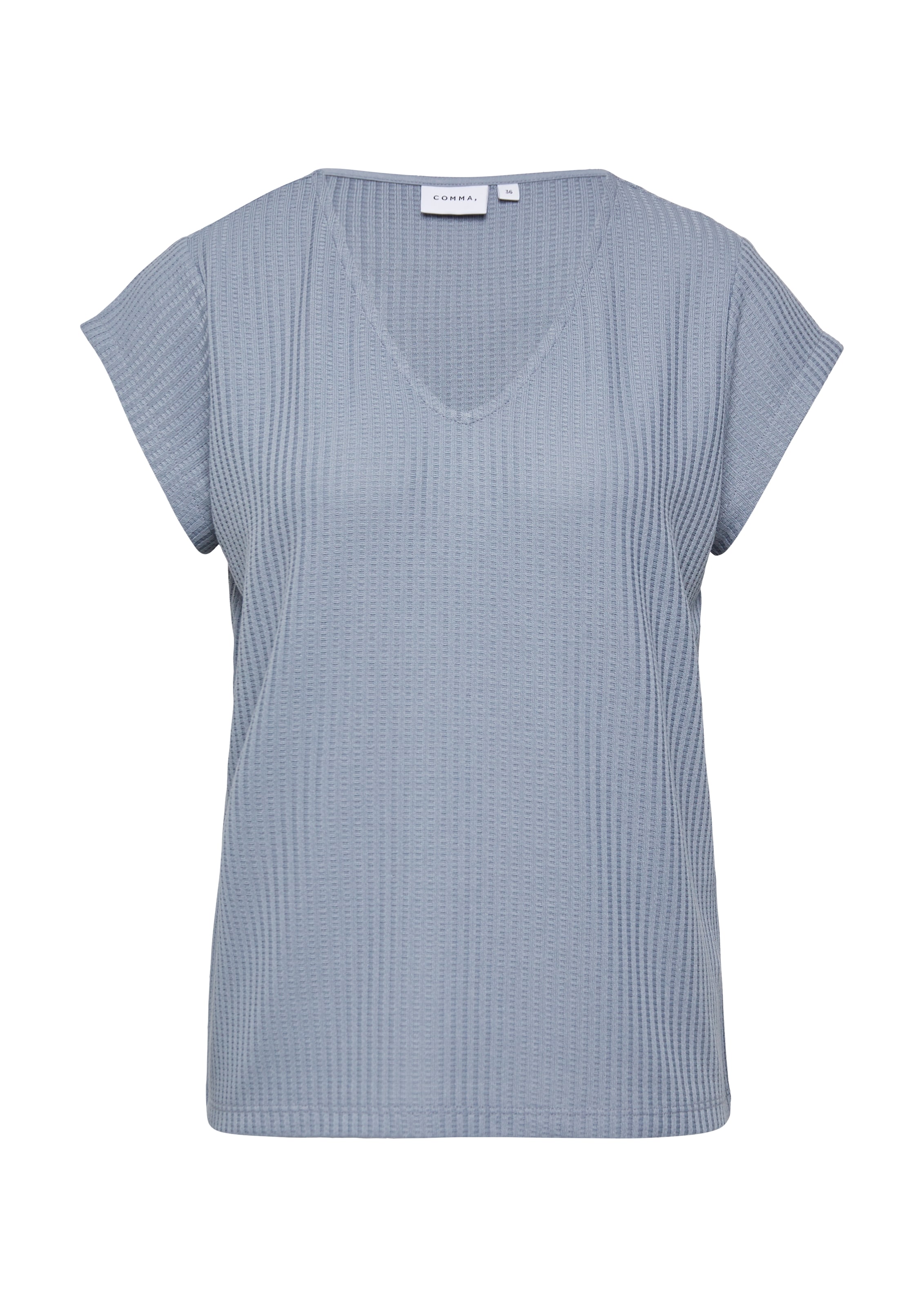 COMMA Shirt in Blau: Vorderseite