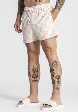 Gianni Kavanagh Badeshorts 'Piazza' in Beige