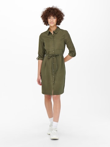 ONLY - Vestido camisero 'Acadia-Aris' en verde