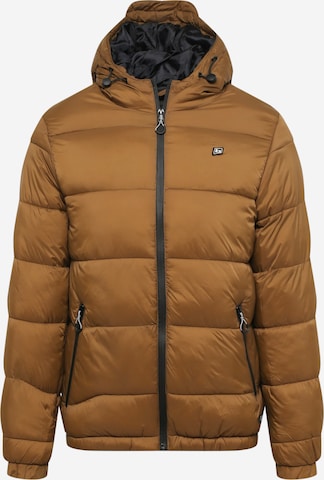 BLEND Winter Jacket in Brown: front