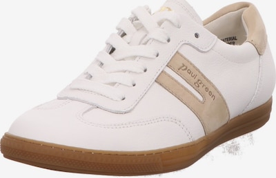 Paul Green Zapatillas deportivas bajas 'Sneaker Damen 5350-015 Rauleder in weiß' en 38,5 en blanco, Vista del producto