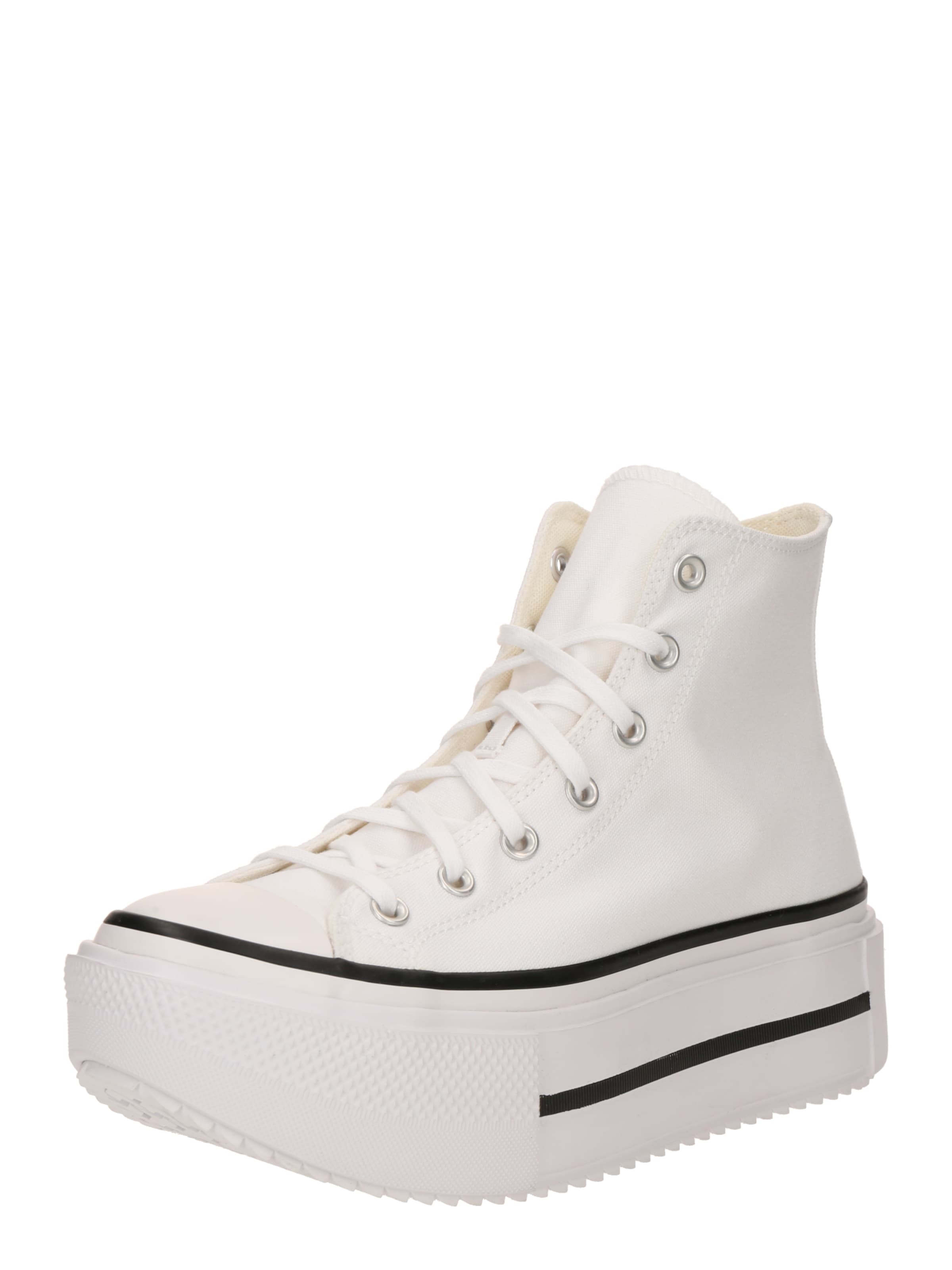 Sneaker înalt 'CTAS LIFT DOUBLE STACK HI' de la CONVERSE pe alb: față