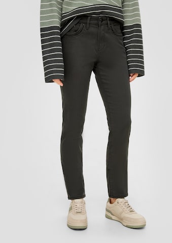 s.Oliver Skinny Jeans 'Betsy' in Grijs: voorkant