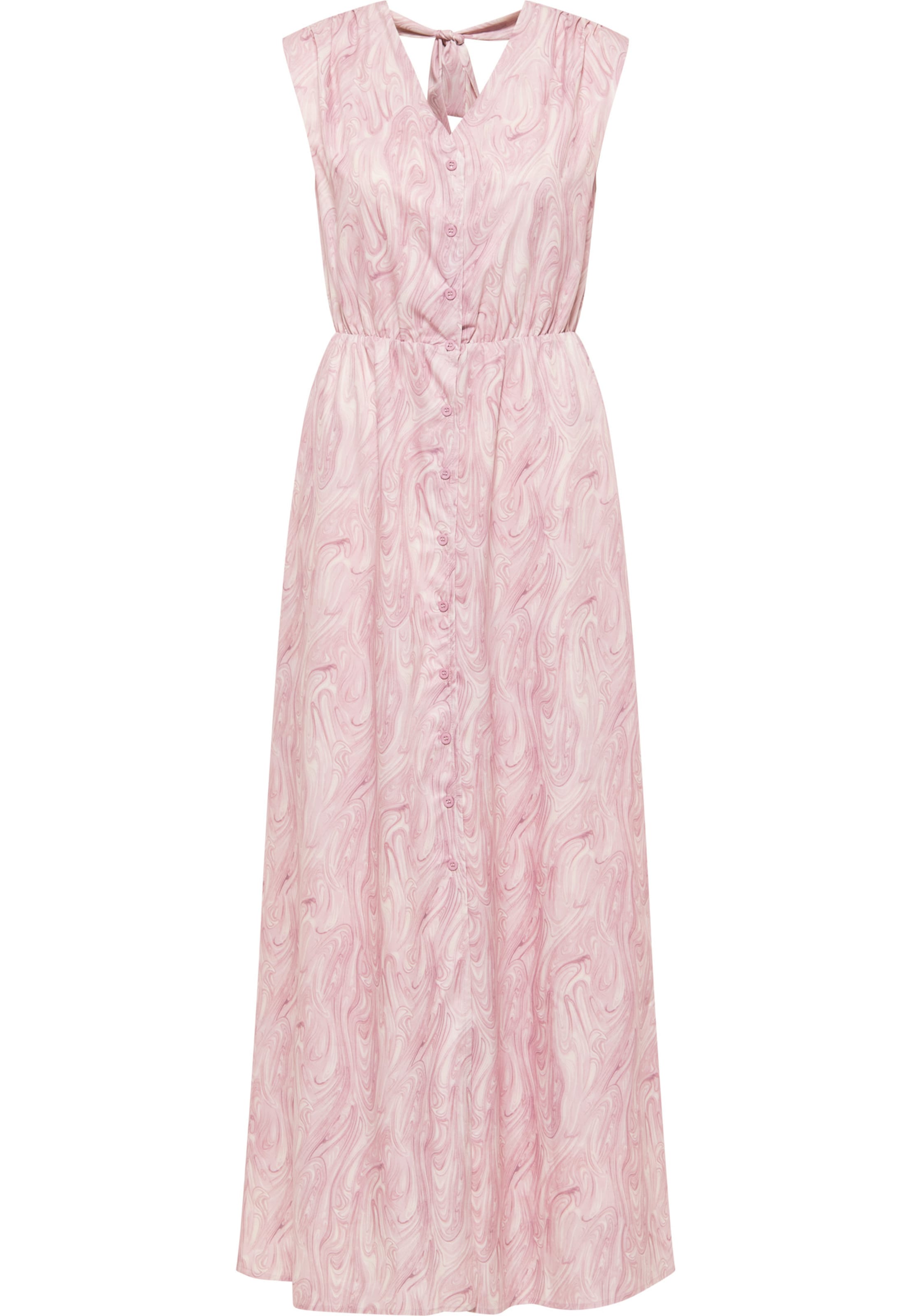 faina Μπλουζοφόρεμα σε ροζ: μπροστά