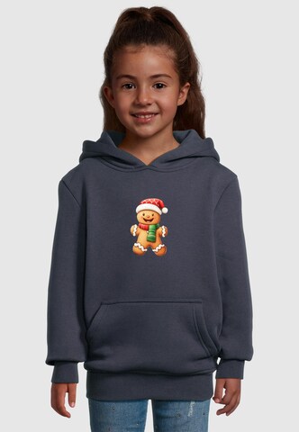 Sweat Merchcode en bleu : devant