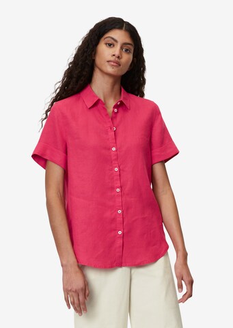 Marc O'Polo Blouse in Roze: voorkant