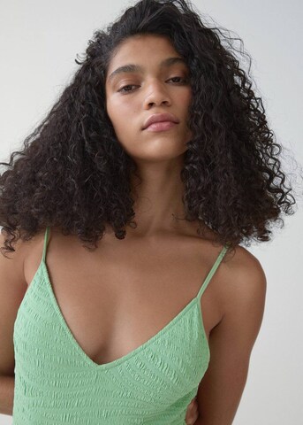 MANGO Triangle Swimsuit 'Samos' in Green