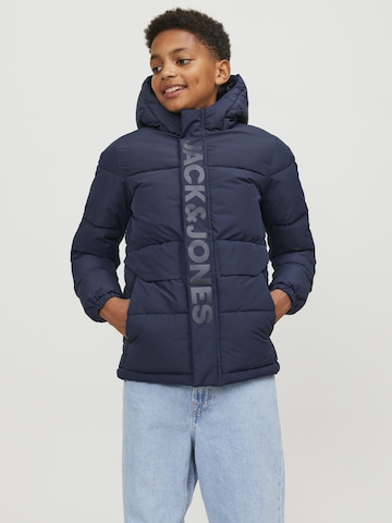 Jack & Jones Junior Tussenjas in Blauw: voorkant