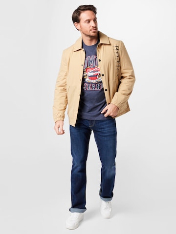 TOMMY HILFIGER Prehodna jakna | rjava barva