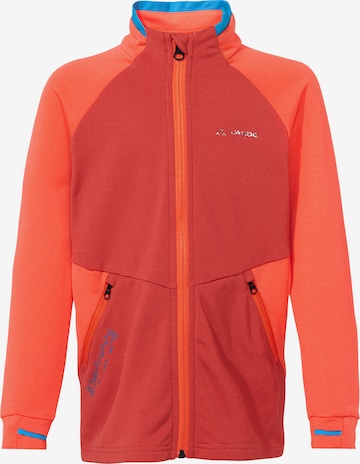 VAUDE Functionele fleece jas 'Detective FL J ' in Oranje: voorkant