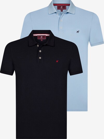 Williot Shirt in hellblau / rot / schwarz, Produktansicht