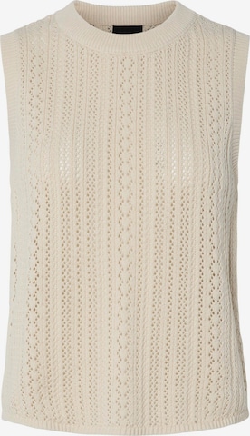 PIECES Sweater 'PCNuka' in Beige: front