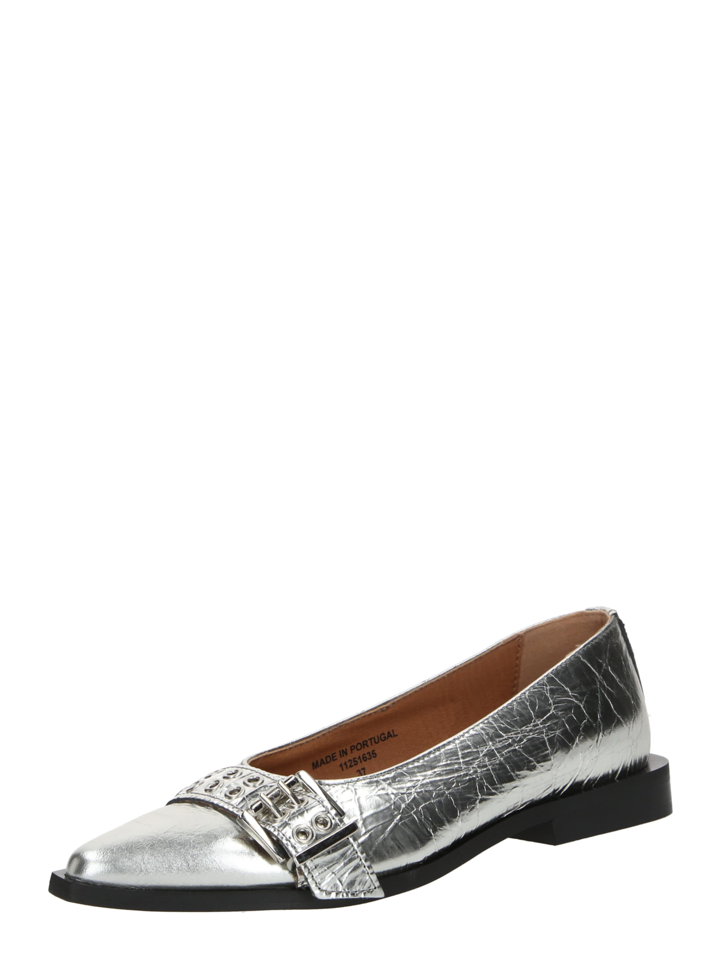 Bianco Ballerina 'Victoria' in Silver: front