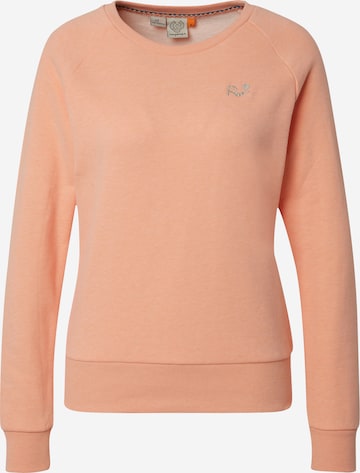 Ragwear Sweatshirt 'JOHANKA' i orange: framsida