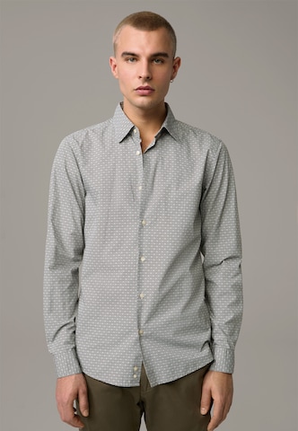 STRELLSON Regular fit Button Up Shirt 'Stan' in Grey