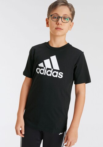 ADIDAS SPORTSWEAR - Camisa funcionais 'Essentials' em preto
