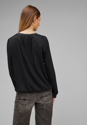 STREET ONE Shirt in Schwarz