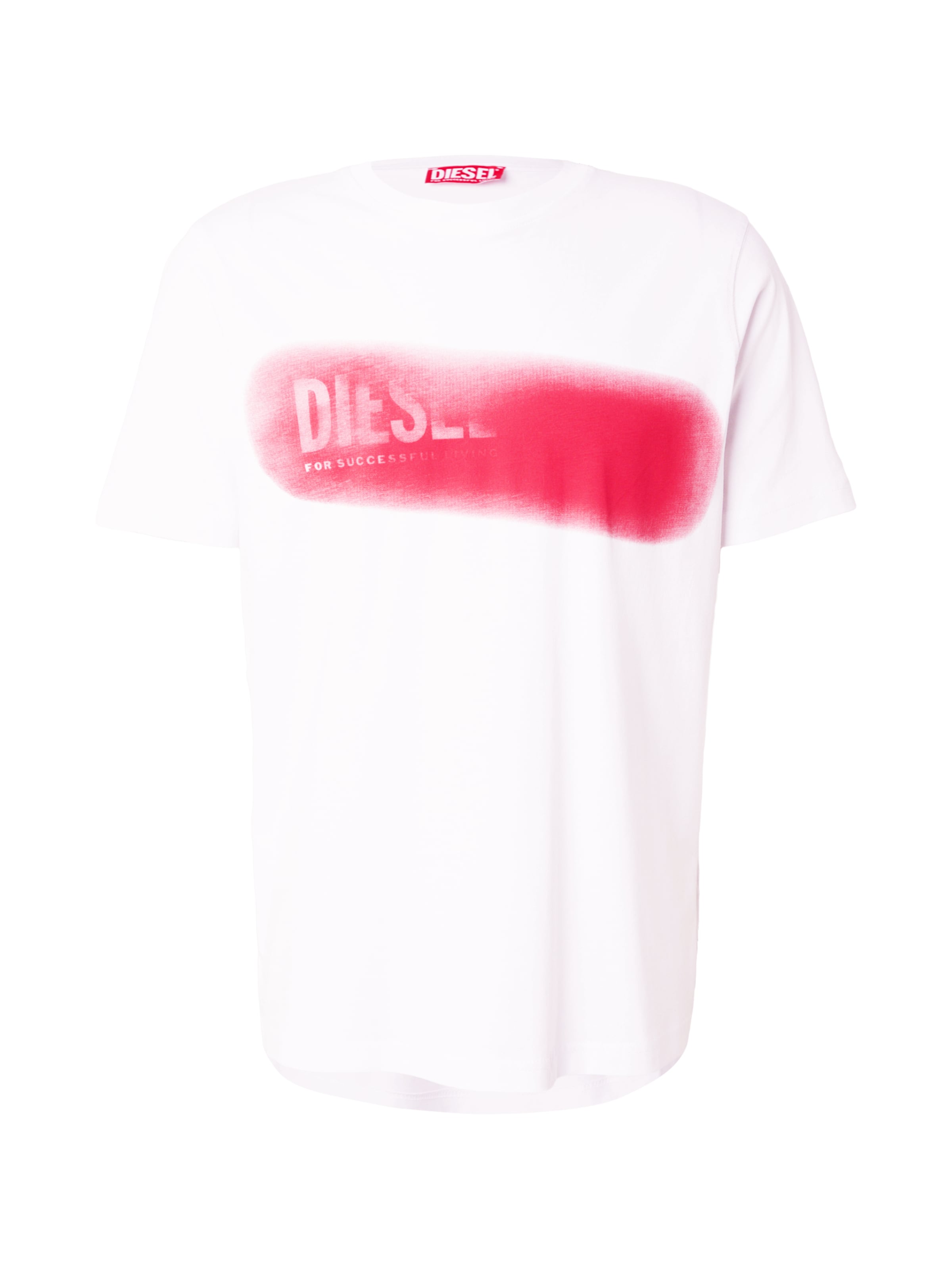 DIESEL - Camiseta 'T-ADJUST-AA5' en blanco: frente