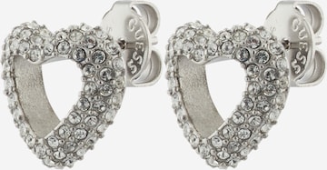GUESS - Pendientes en plata: frente