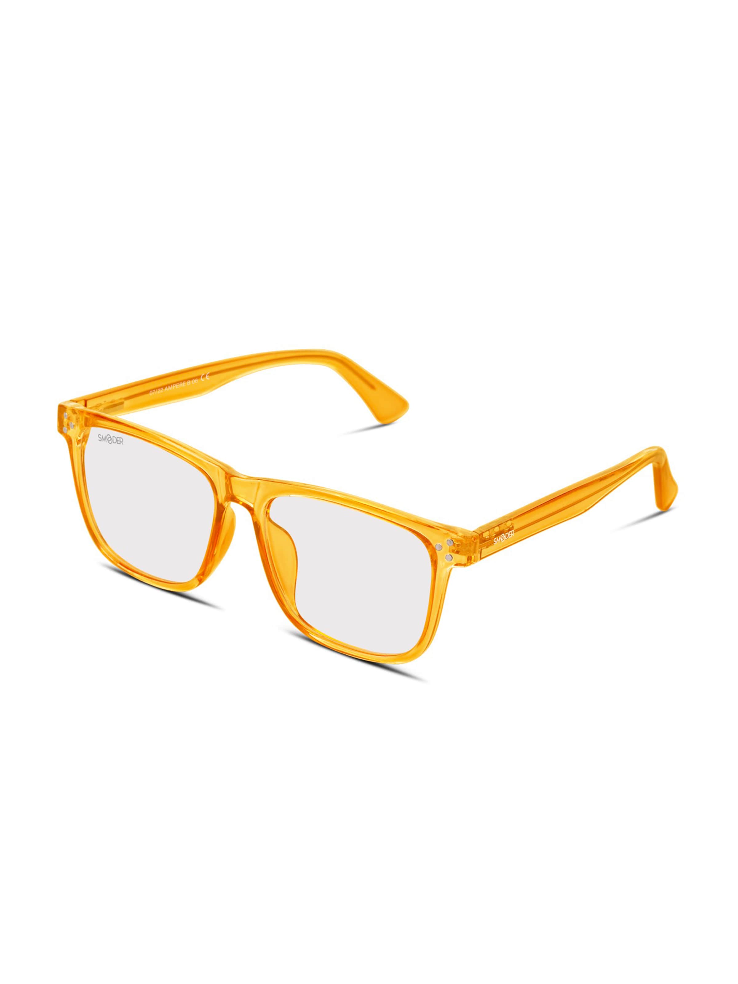 Smooder Glasses 'Ampere Blue Light' in Orange: front