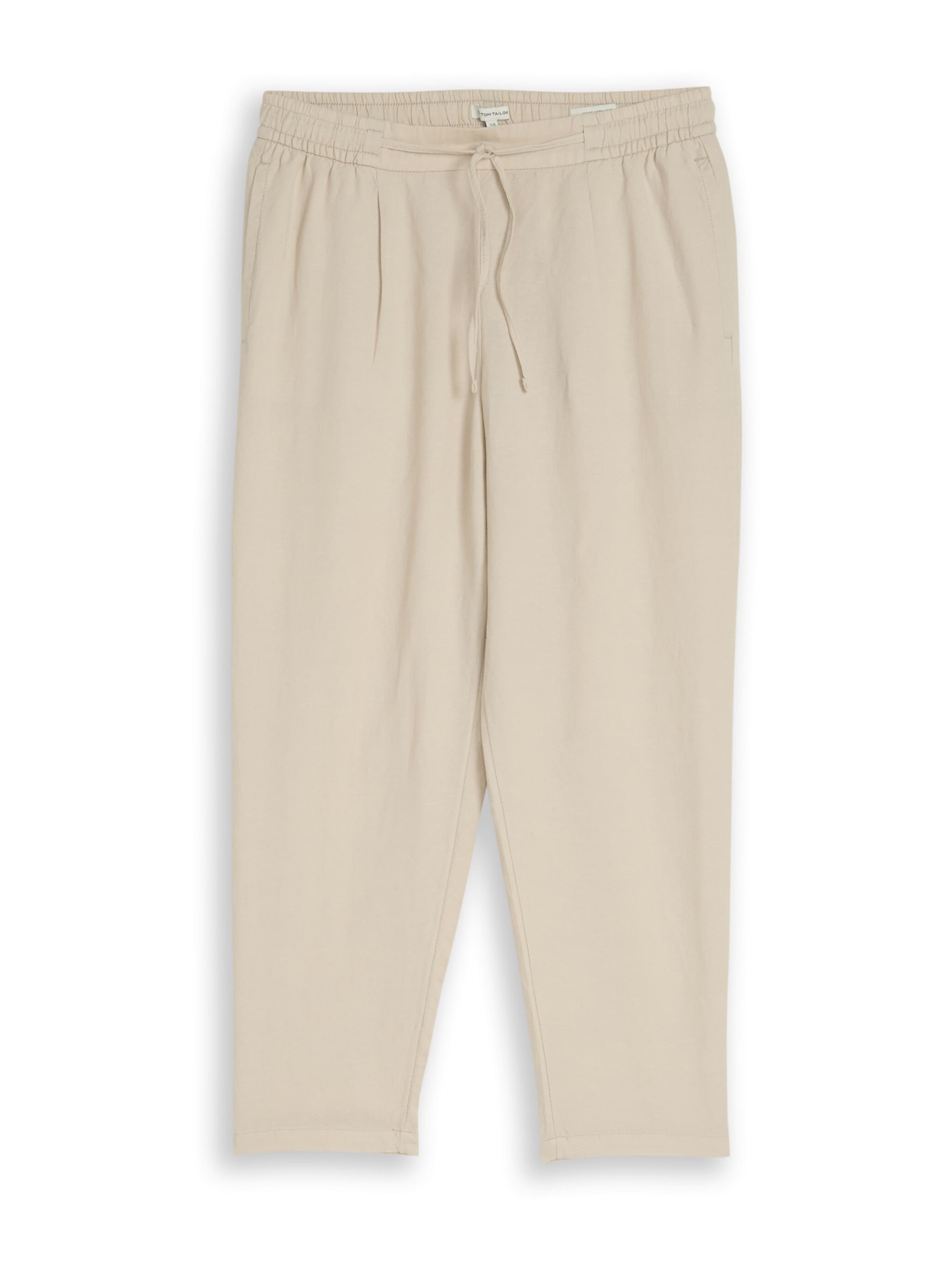 TOM TAILOR - Loosefit Pantalón en marrón: frente