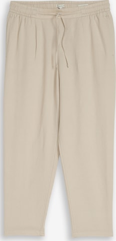 TOM TAILOR Lużny krój Spodnie w kolorze brązowy: przód