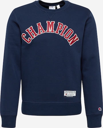 Champion Authentic Athletic Apparel Mikina 'Crewneck' - Modrá: predná strana