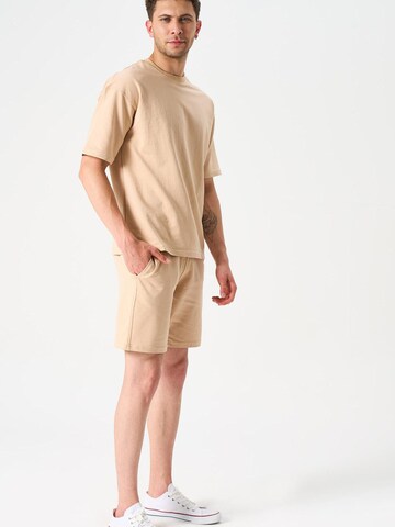 LOUIS LECLER Regular Pants 'Otto' in Beige