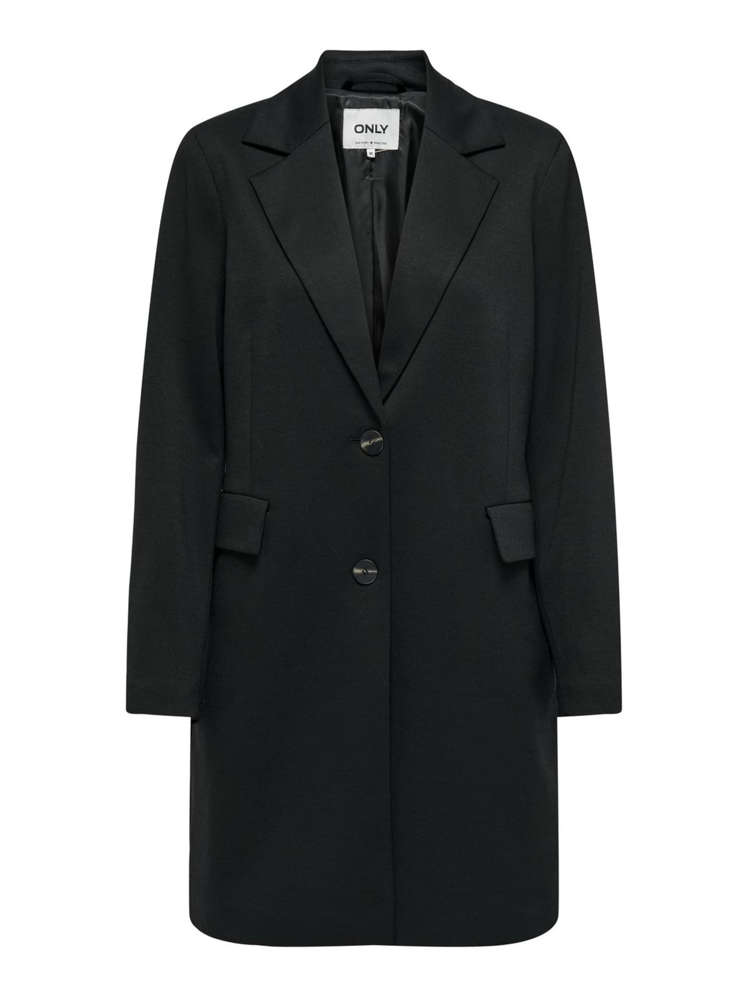 Damen Mantel Only Klassischer Mantel Schwarz ONLY Mantel In