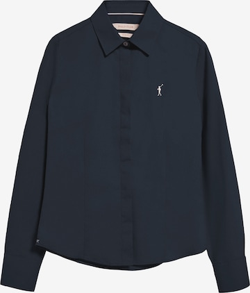 Polo Club Bluse in Blau: Vorderseite