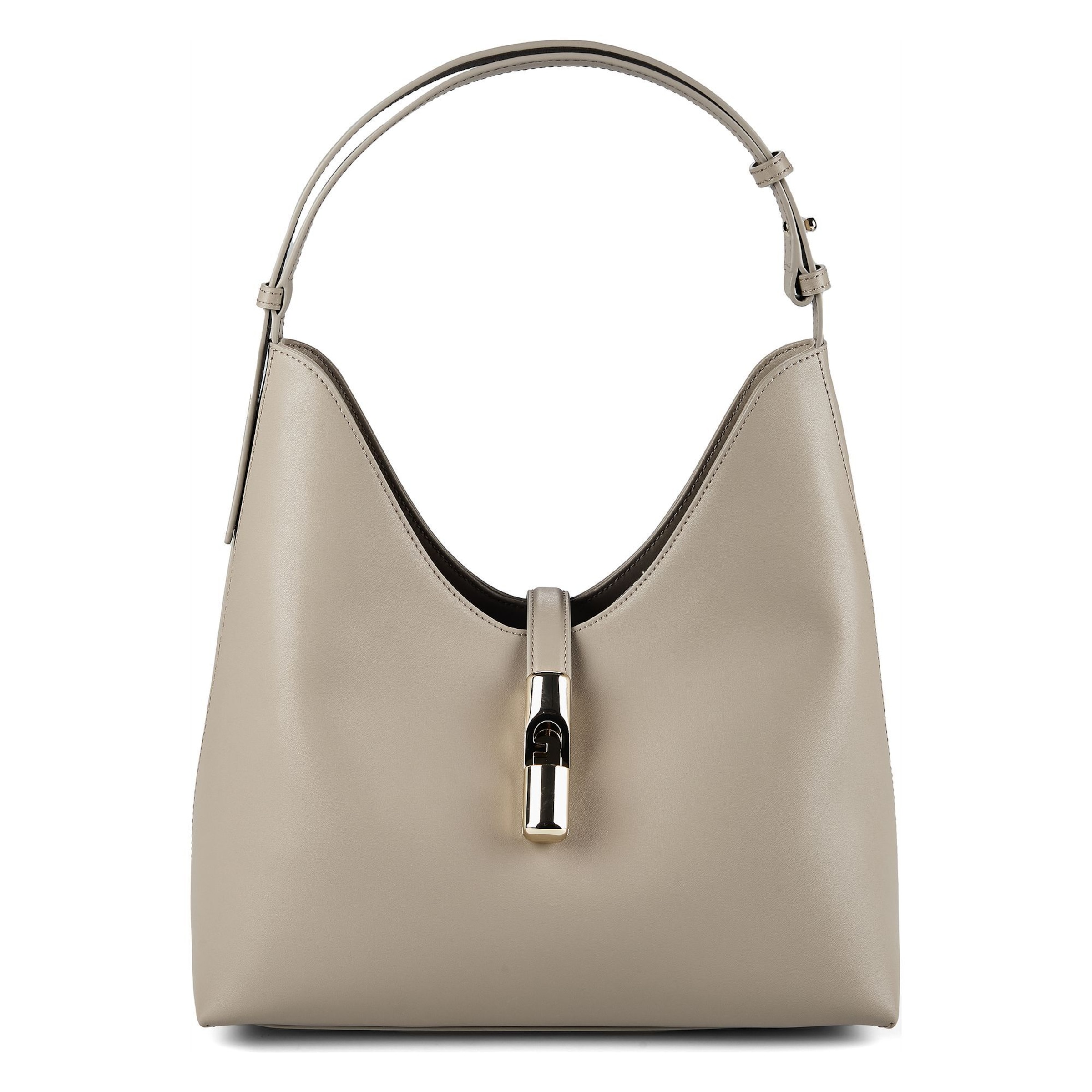 FURLA Schoudertas 'Goccia ' in Wit: voorkant