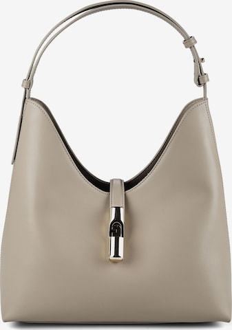 FURLA Schoudertas 'Goccia ' in Wit: voorkant