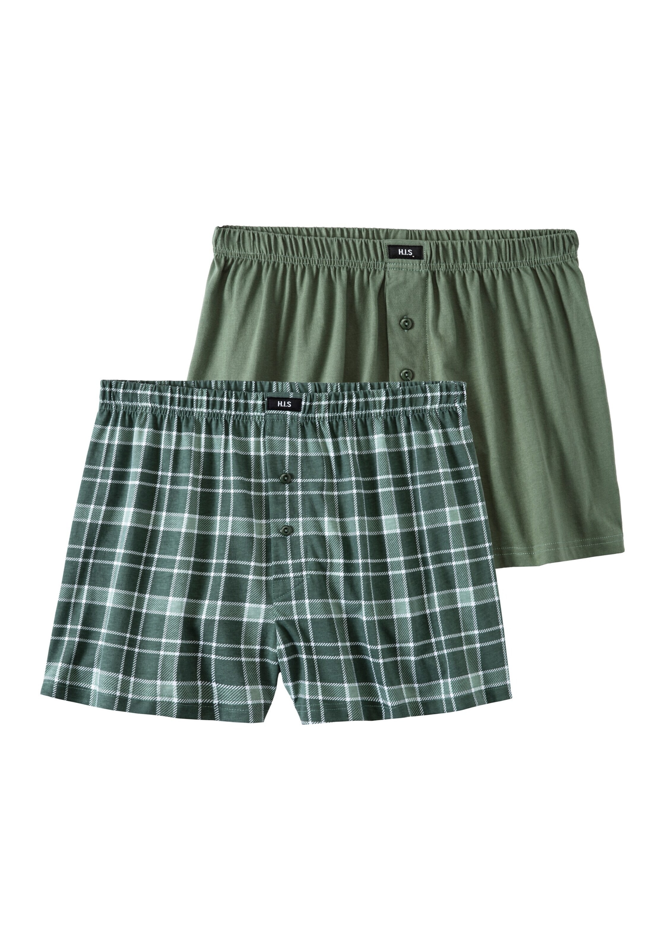 Boxer di H.I.S in verde: frontale