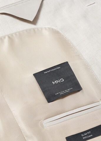 MANGO MAN Regular fit Suit Jacket 'Florida' in Beige
