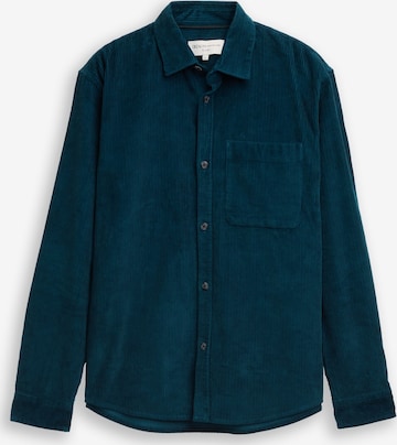 TOM TAILOR DENIM Comfort fit Overhemd in Groen: voorkant