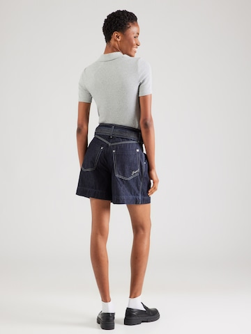 Loosefit Jeans con pieghe di BOSS in blu