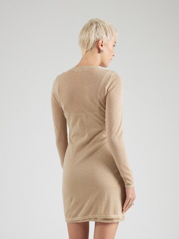 Abito in maglia di Abercrombie & Fitch in beige
