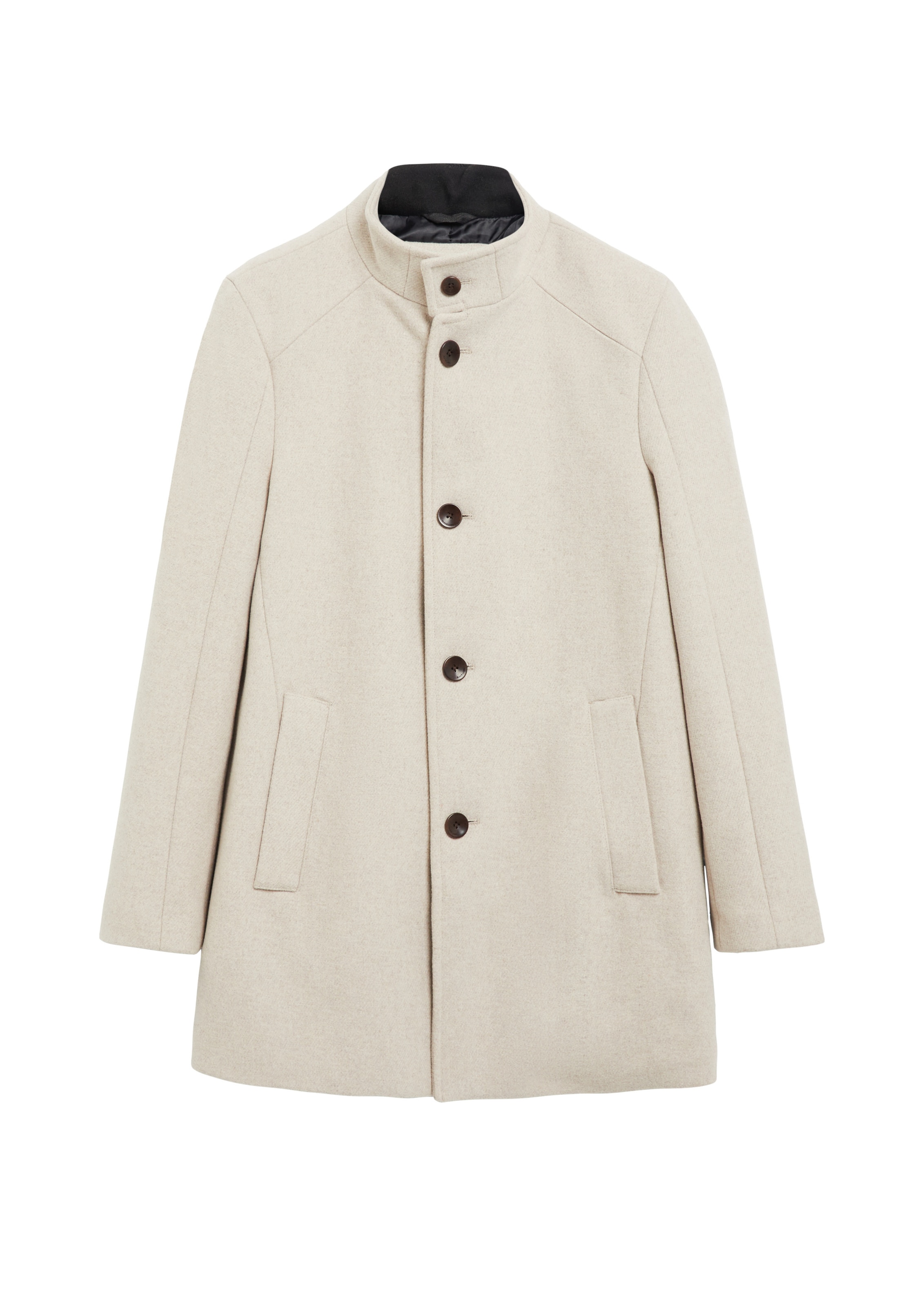 s.Oliver Between-seasons coat in L-XL in Cream, Item view