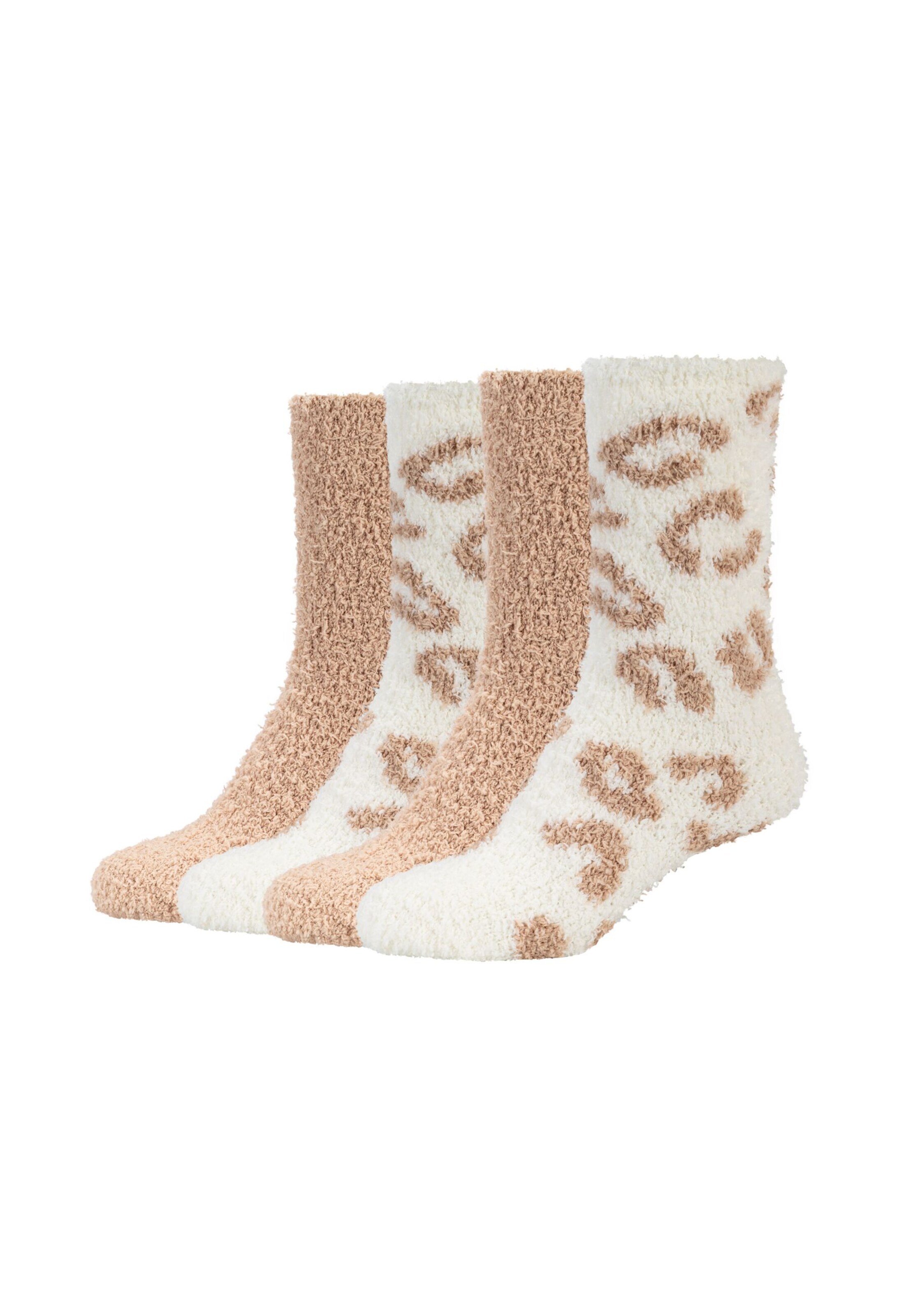 Tamaris Tamaris Socken cozy gemustert in Beige: Vorderseite
